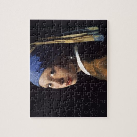 Vermeer Meisje Parel Oorbel Masterpiece Schilderen Legpuzzel (Verticaal)