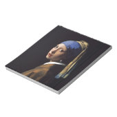 Vermeer Meisje Parel Oorbel Masterpiece Schilderen Notitieblok (Linkerzijde)