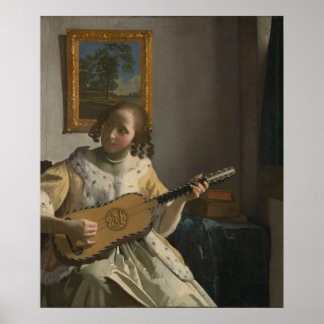 Vermeer - Nederlandse binnenmuurkunst Poster