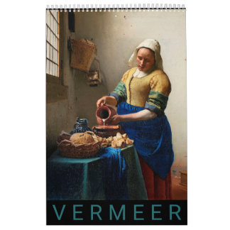 Vermeer Paintings Calendar Kalender