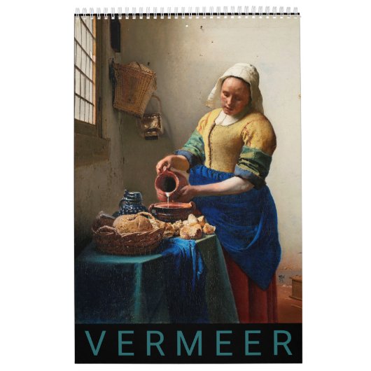 Vermeer Paintings Calendar Kalender (Hoes)