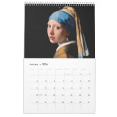 Vermeer Paintings Calendar Kalender (Jan 2026)