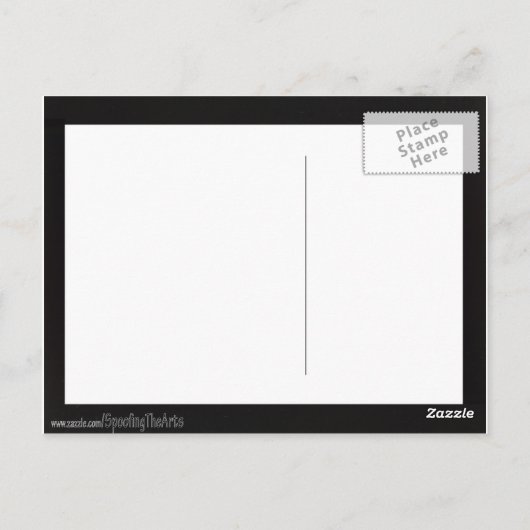 Vermeer Parel Oorbel Klaver St Patrick's Day Briefkaart (Achterkant)