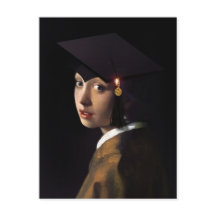 Vermeer Pearl Earring Afstuderen Afstudeerder Pet