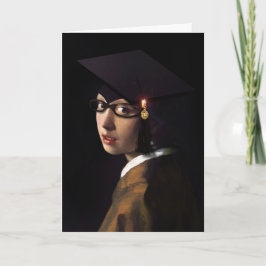 Vermeer Pearl Earring Afstuderen Afstudeerder Pet Kaart