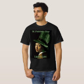 Vermeer Pearl Earring Clover St Patrick's Day T-shirt (Voorkant volledig)