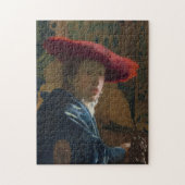 Vermeer Red Pet Legpuzzel (Verticaal)