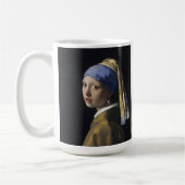 Vermeer schilderen - Meisje met een parel Koffiemok (Links)