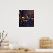 Vermeer - The Astronomer 1668 (HK) Poster (Keuken)