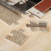 Vermeer, The Little Street - Fine Art Legpuzzel (Zijkant)