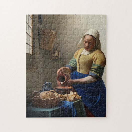 Vermeer, The Milkmaid - Dutch Fine Art Legpuzzel (Verticaal)