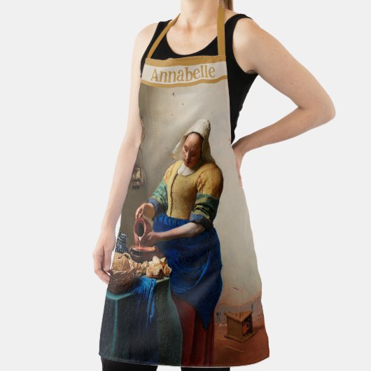 Vermeer The Milkmaid Personalize Schort (Insitu)