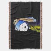 Vermeer Westie Meisje Gooi Deken (Voorkant Verticaal)