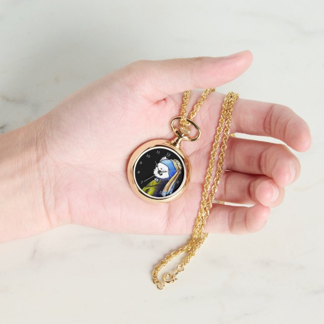 Vermeer Westie Meisje Horloge (Hand)