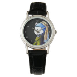 Vermeer Westie Meisje Horloge