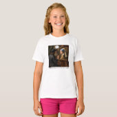 Vermeer working on Girl with Oyster Earring. T-shirt (Voorkant volledig)