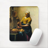Vermeer's Maidservant Pil Milk (circa 1660) Muismat (Met muis)