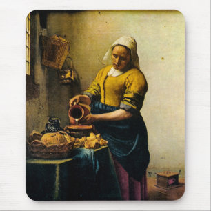 Vermeer's Maidservant Pil Milk (circa 1660) Muismat