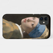 Vermeer's Meisje met een parelaar Case-Mate iPhone Case (Achterkant (horizontaal))