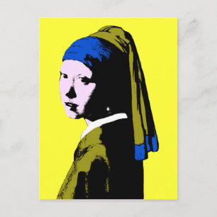 Vermeer's Parel Oorbel ala Briefkaart
