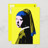 Vermeer's parelaarsala briefkaart (Voorkant / Achterkant)