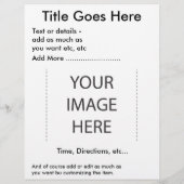 Vermeer's Vrouw in Blauw Leest a Letter ca.1665 Flyer (Achterkant)