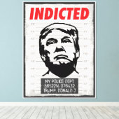 Vermeld Donald Trump Canvas Afdruk (Insitu (Houten vloer))