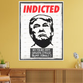Vermeld Donald Trump Canvas Afdruk (Insitu (Woonkamer))