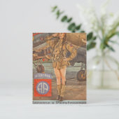 Vermeld in de 82e luchthaven briefkaart (Staand voorkant)