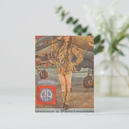 Vermeld in de 82e luchthaven briefkaart (Staand voorkant)