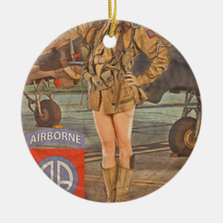 Vermeld in de 82e luchthaven keramisch ornament
