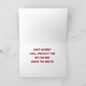 **VERMELDE "R" VOOR "U" VOOR EEN HALLOEEN** FEESTDAGEN KAART (Binnen)