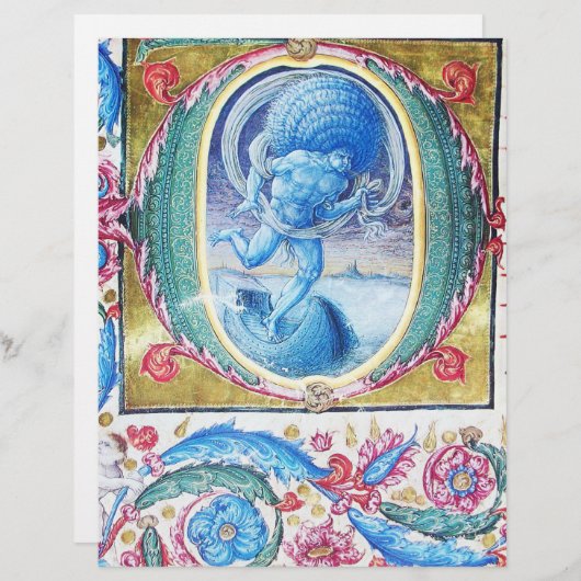 VERMELDING VAN ANTIEK WINDMINIATUURMONOGRAM (Voorkant / Achterkant)