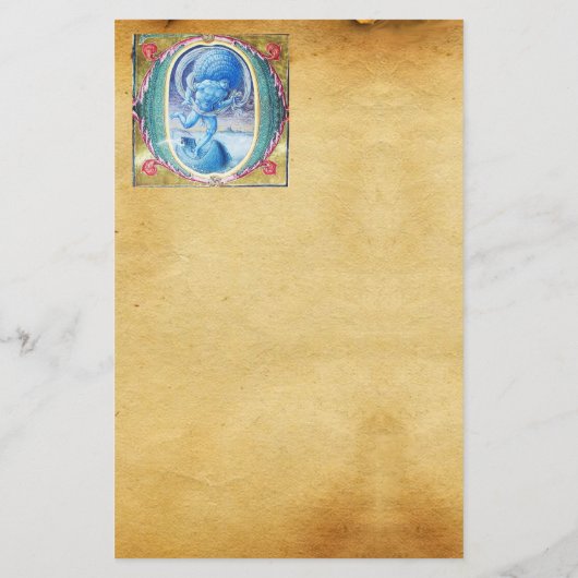 VERMELDING VAN ANTIEK WINDMINIATUURMONOGRAM BRIEFPAPIER (Achterkant)