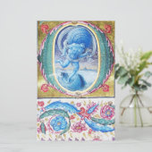 VERMELDING VAN ANTIEK WINDMINIATUURMONOGRAM BRIEFPAPIER (Staand voorkant)