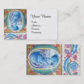 VERMELDING VAN ANTIEK WINDMINIATUURMONOGRAM VISITEKAARTJE (Voorkant / Achterkant)