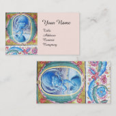 VERMELDING VAN ANTIEK WINDMINIATUURMONOGRAM VISITEKAARTJE (Voorkant / Achterkant)