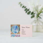 VERMELDING VAN ANTIEK WINDMINIATUURMONOGRAM VISITEKAARTJE (Staand voorkant)