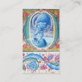 VERMELDING VAN ANTIEK WINDMINIATUURMONOGRAM VISITEKAARTJE (Achterkant)