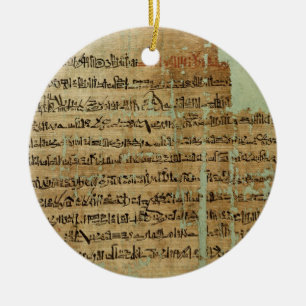 Vermelding van de door Syrië aan Syrië overhandi Keramisch Ornament