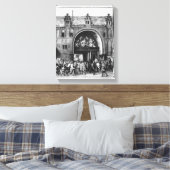 Vermelding van Hercule Francois uit Frankrijk Canvas Afdruk (Insitu (Slaapkamer))