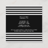 Vermelding van het brandmerken van spuitverfspuite vierkante visitekaartje (Achterkant)