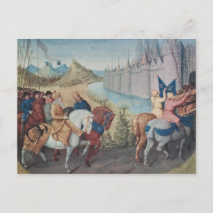 Vermelding van Louis VII King of France en Conrad Briefkaart