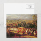 Vermelding van Louis XIV en Marie-Therese van Briefkaart (Voorkant / Achterkant)