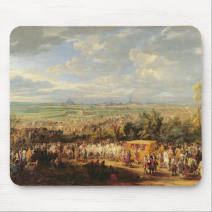 Vermelding van Louis XIV van Oostenrijk in Arras Muismat