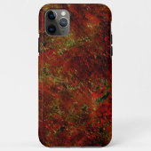 Vermelho forte esfolado sobre o cinza áspero Case-Mate iPhone case (Achterkant)