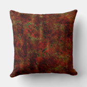 Vermelho forte esfolado sobre o cinza áspero kussen (Achterkant)