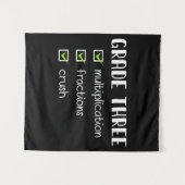 Vermenigvuldiging Breuken Verpletteren in Graad Dr Wandkleed (Voorkant (horizontaal))