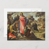 Vermenigvuldiging van de groeven en de visserij briefkaart (Voorkant / Achterkant)