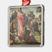 Vermenigvuldiging van de groeven en de visserij metalen ornament (Links)